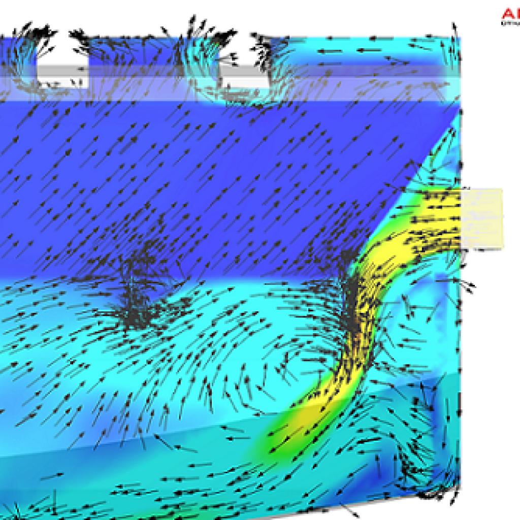 What is the corrected Hazen velocity or corrected upward velocity? TecnoConverting Engineering